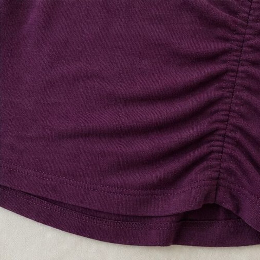 Burgundy Ruffle Blouse - Picture 6 of 6